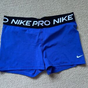 Nike Pro Dri-FIT purple blue Shorts